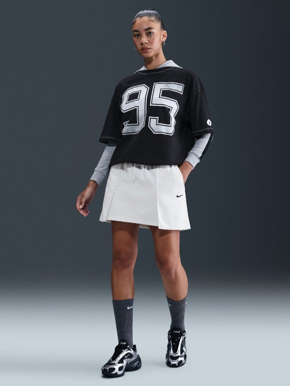 NWT Nike Sportswear Womens Cargo Mini Skirt White (IB2034-121) Size M